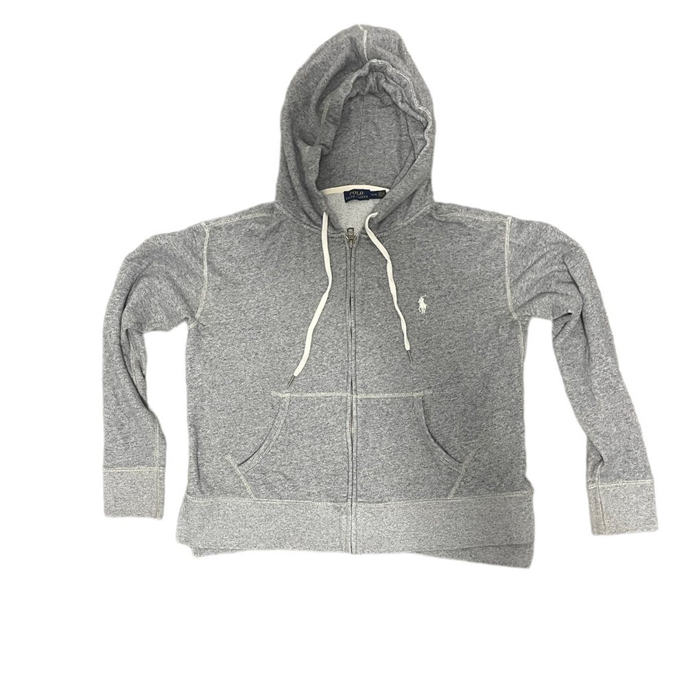 Women’s Polo Zip Up Sweatshirt